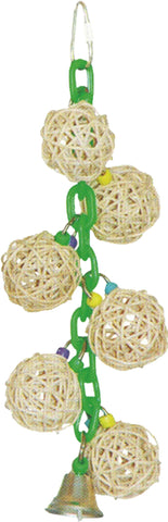 A&e Cage Company - Hb Six Vine Balls On Chain W/bell