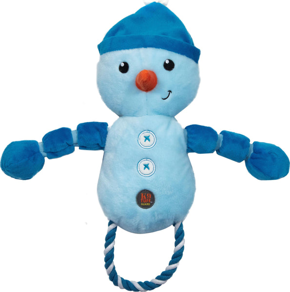 Charming Pet Products - Thunder Tuggerz Snowman  Plush Holiday Dog Toy