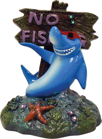 Blue Ribbon Pet Products - Exotic Environments Cool Shark No Fishing Sign