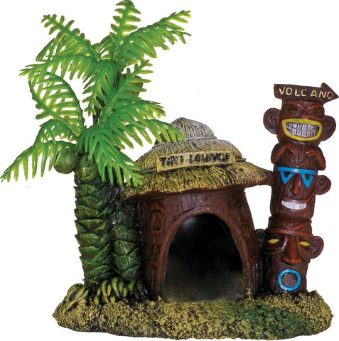 Blue Ribbon Pet Products - Exotic Environments Betta Hut With Palm Tree