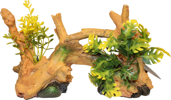 Blue Ribbon Pet Products - Driftwood Centerpiece With Plants