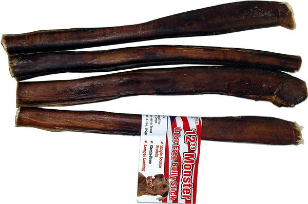 Best Buy Bones - Usa Odor-free Monster Bully Stick (Case of 12 )