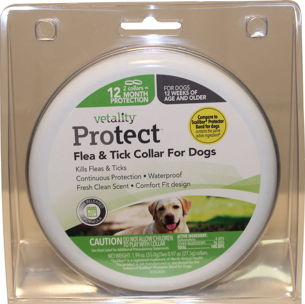 Tevra Brands Llc - Vetality Protect Flea & Tick Dog Collar