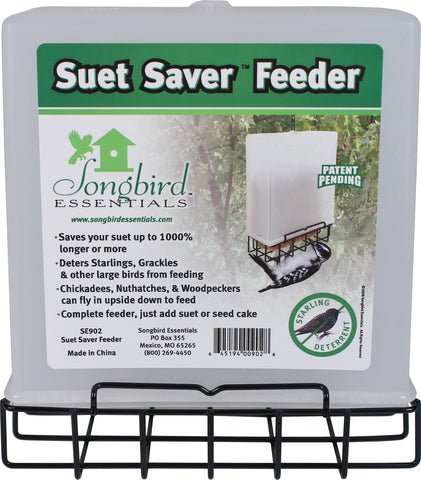 Songbird Essentials - Suet Saver Suet Bird Feeder