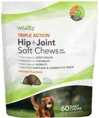 Tevra Brands Llc - Triple Action Hip+joint Soft Chews For Dogs