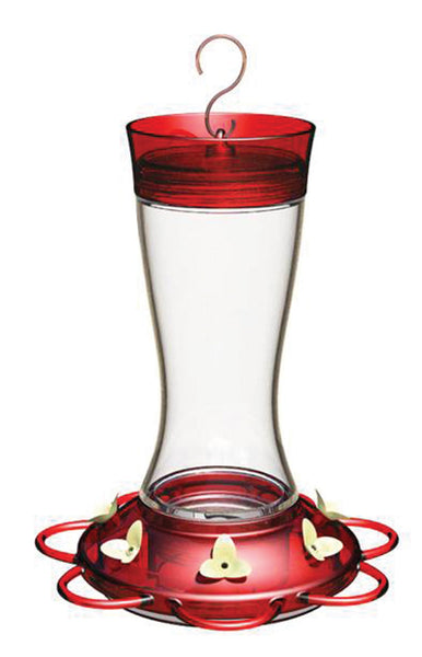 Classic Brands - Humming - Garnet Glass Hummingbird Feeder