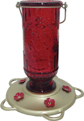 Classic Brands - Humming - Vintage Glass Hummingbird Feeder (Case of 4 )