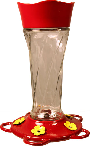 Classic Brands - Humming - Twist Glass Hummingbird Feeder (Case of 4 )