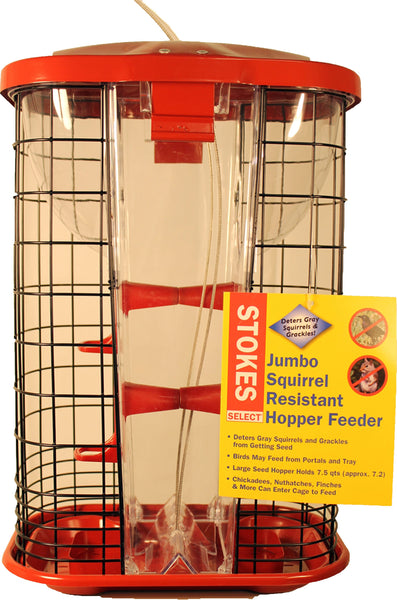 Classic Brands Llc - Wb - Stokes Jumbo Squirrel Resistant Hopper Feeder