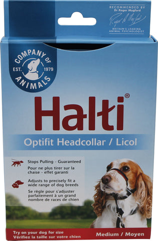 The Company Of Animals - Halti Optifit Headcollar Includes Training Dvd