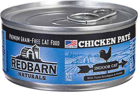 Redbarn Pet Products-food - Redbarn Naturals Pate Cat Can - Indoor (Case of 24 )