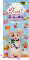 Fuzzu Llc - Sweet Baby Mice Lolli Mouse Cat Toy