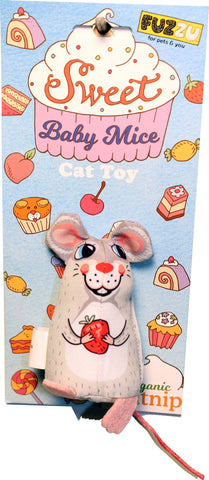 Fuzzu Llc - Sweet Baby Mice Sweetie Mouse Cat Toy