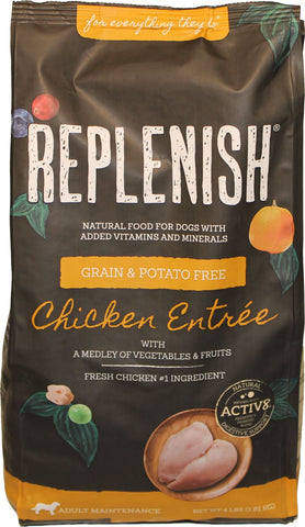 Replenish Pet Inc. - Replenish K9 Dog Food With Active 8 (Case of 20 )