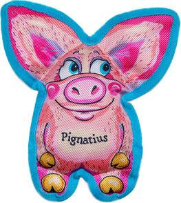 Fuzzu Llc - Pignatius All Ears Tough & Crackly Dog Toy