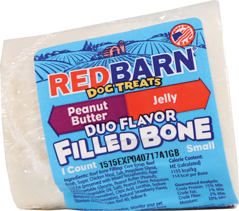 Redbarn Pet Products Inc - Duo Flavor Filled Bone Dog Treat