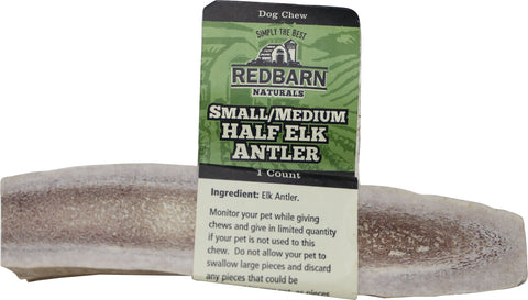 Redbarn Pet Products Inc - Elk Antler Half (Case of 12 )