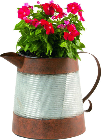 Deer Park Ironworks-Corrugated Pitcher Planter (Case of 4 )