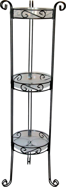 Deer Park Ironworks - 3 Tier Plant Stand With Trays