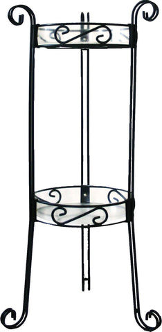 Deer Park Ironworks - 2 Tier Plant Stand With Trays