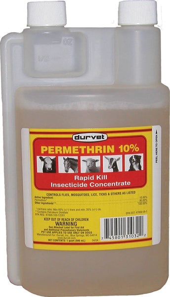 Durvet Fly             D - Permethrin 10% Ec Insecticide