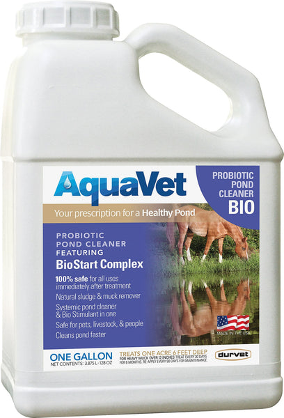 Durvet Aquavet        D - Aquavet Probiotic Pond Cleaner