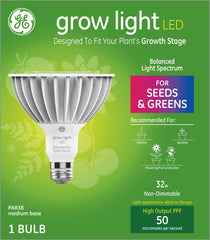 Ge Lighting - Ge Grow Light Led Bulb For Seed & Greens (Case of 4 )