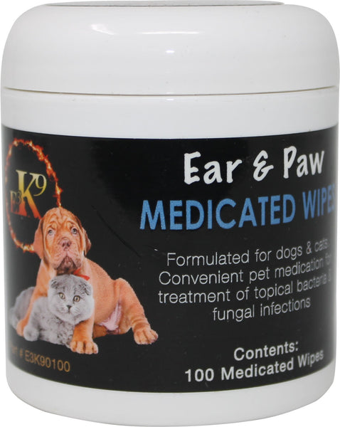 Elite Pharmaceuticals   D - Medicated Ear Paw Wipe