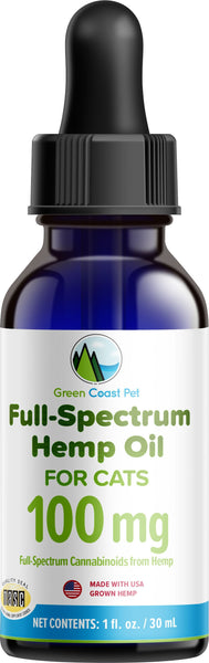 Green Coast Pet - Full-spectrum Hemp Oil For Cats