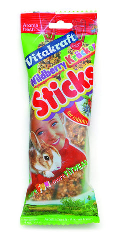 Vitakraft Pet Prod Co Inc - Wildberry Kracker Sticks - Rabbit