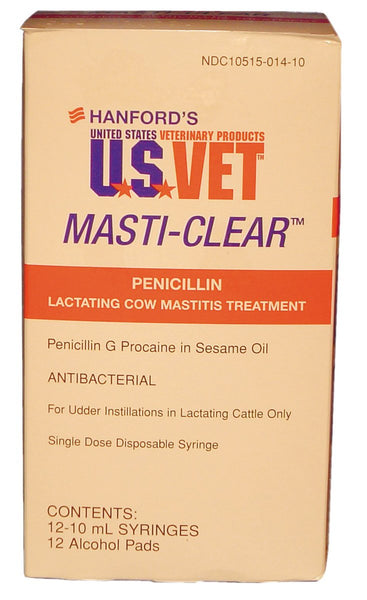 Durvet Inc              D - Masti-clear Cow Mastitis Treatment With Syringe