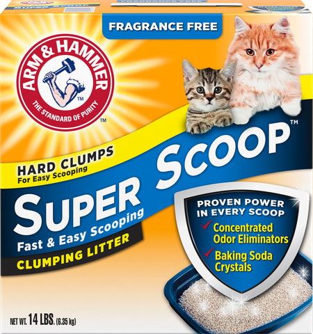 Church & Dwight Co Inc - Arm & Hammer Super Scoop Clumping Litter (Case of 3 )