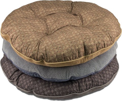 Dallas Mfg Company - Cozy Pet Round Plaid Reversivle Pet Bed (Case of 10 )