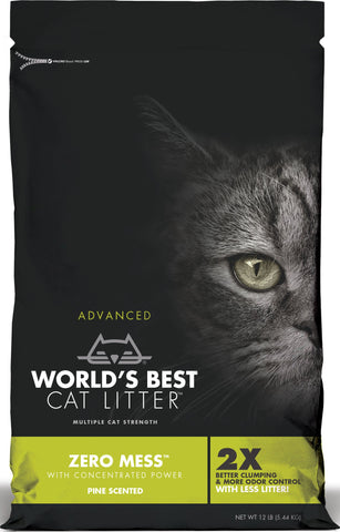 Worlds Best Cat Litter - Worlds Best Cat Litter Zero Mess Pine Scent (Case of 5 )