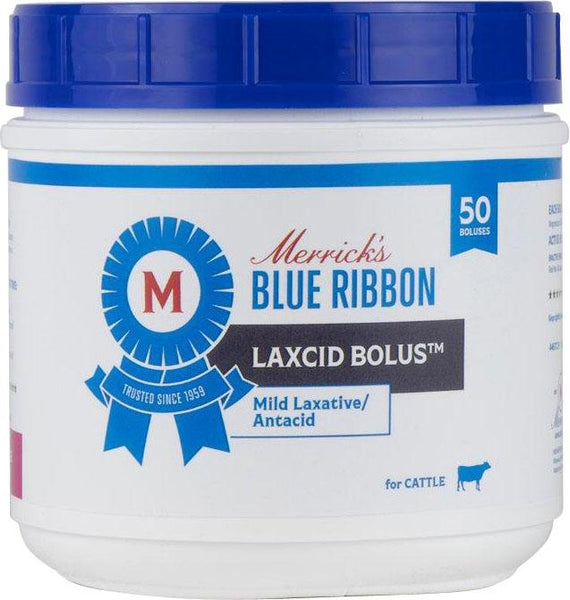 Merrick's Animal Health - Laxcid Laxative Cattle Bolus