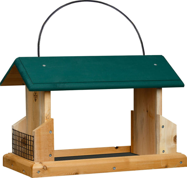 Welliver Outdoors - Open Air Feeder Deluxe Cedar With Suet Holders