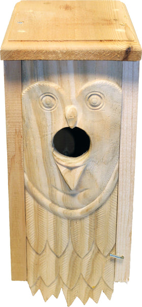 Welliver Outdoors - Welliver Carved Bluebird House Owl