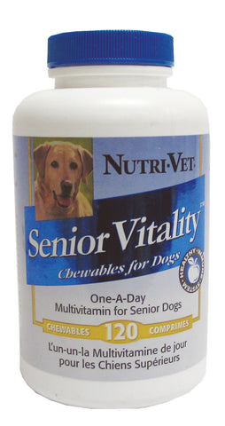 Nutri-vet Wellness Llc  D - Senior-vite Chewables For Dogs