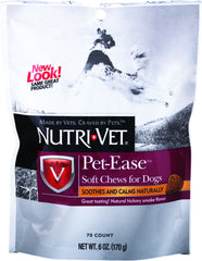 Nutri-vet Wellness Llc  D - Pet-ease Soft Chews For Dogs