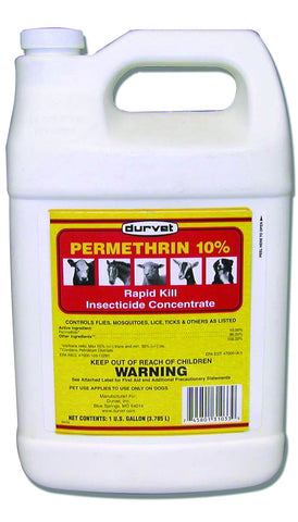 Durvet Fly             D - Permethrin 10% Ec Insecticide