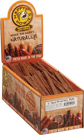 Happy Howies - Happy Howie's Beef Woof Stix Bulk