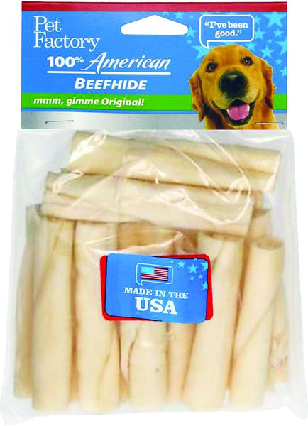 Pet Factory Inc - Usa Beefhide Mini Rolls