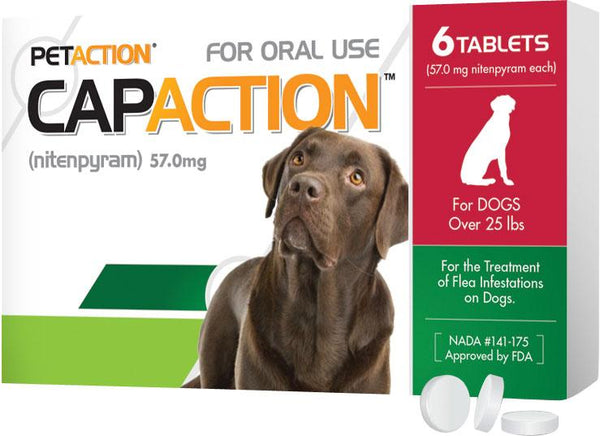 Petiq   Flea & Tick - Petaction Capaction For Dogs 6-tablets