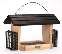 Natures Way Bird Prdts - Hopper Feeder With Suet Cages