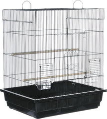 Prevue Pet Products Inc - Square Roof Parakeet/cockatiel Cage (Case of 2 )