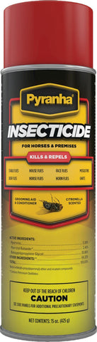 Pyranha Incorporated  D - Insecticide Aerosol Fly Control For Horses