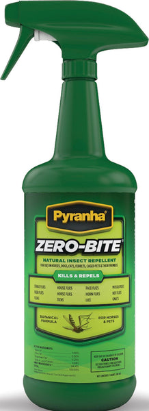 Pyranha Incorporated  D - Zero-bite Natural Insect Spray For Horses