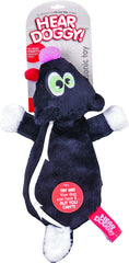 Quaker Pet Group-Hear Doggy Flattie Skunk Ultrasonic Dog Toy