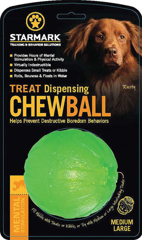 Starmark Pet Products - Treat Dispensing Chew Ball