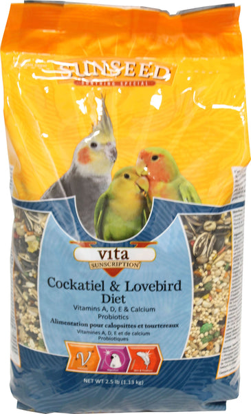 Sunseed Company - Vita Cockatiel And Lovebird Formula